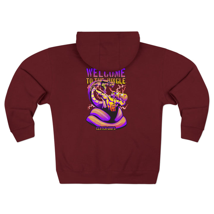 MAC VS SNAKE PURPLE GOLD /WELCOME TO THE JUNGLE ZIP UP