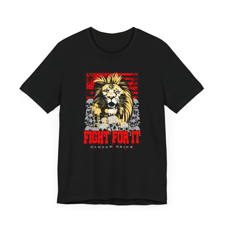 LION HEART FREEDOM TEE RED BLACK SAND/FIGHT FOR IT