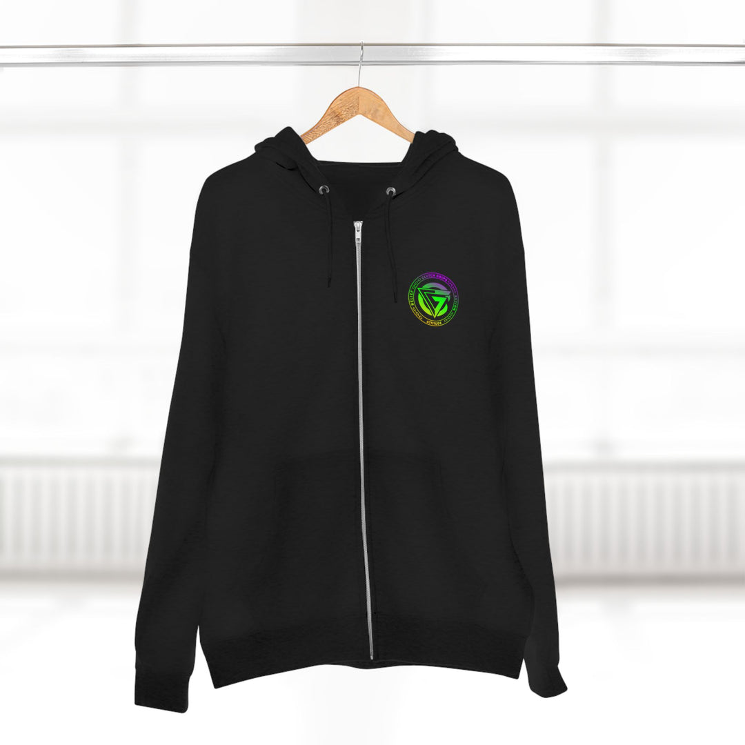 CG GRIP MASTER MAC YELLOW GREEN PURPLE /LIFT OR DIE ZIP UP