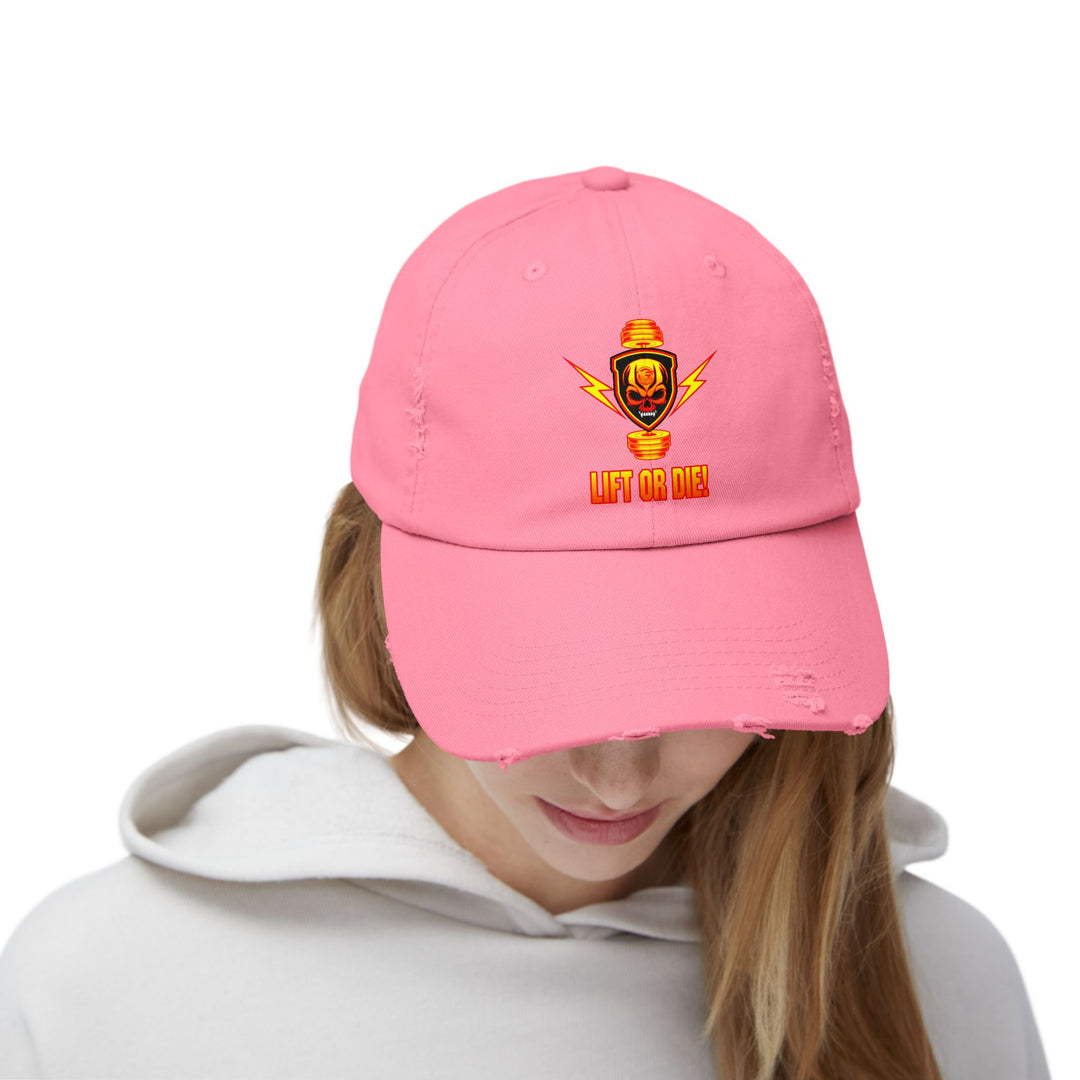 CG SKULL BELL SGL ORANGE GOLD /LIFT OR DIE CAP