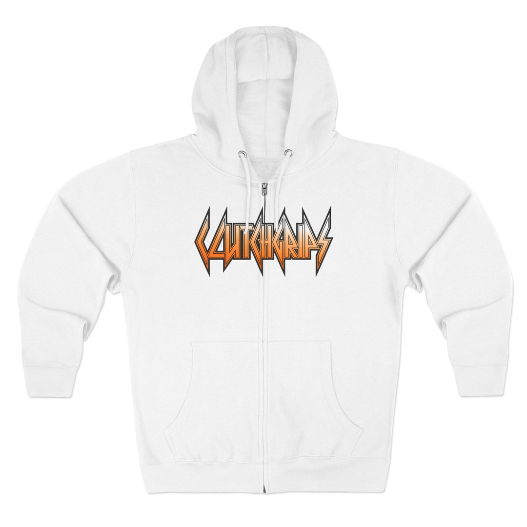 CG SKULLATOR SGL BELL DRAGON TIGER ORANGE WHITE  FADE /READY FOR WAR ZIP UP