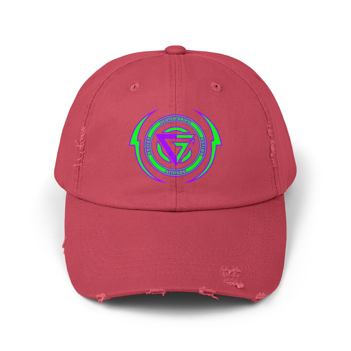 CG LOGO LIGHTNING ARCHES GREEN PURPLE/BELIEF ATTITUDE ACTION CAP