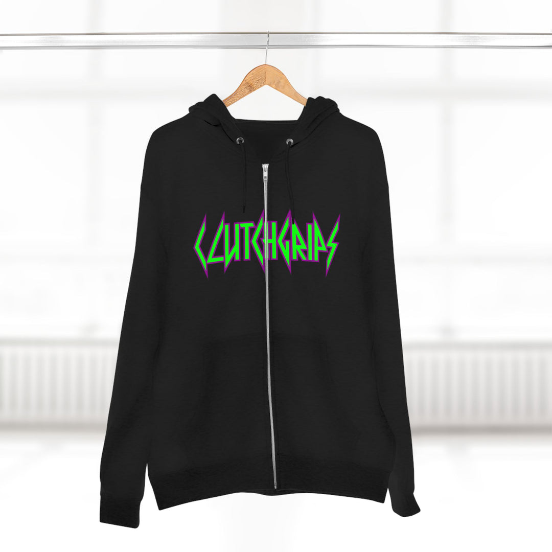 CG LIFT KICK PURPLE GREEN FADE/WELCOME TO THE JUNGLE ZIP UP