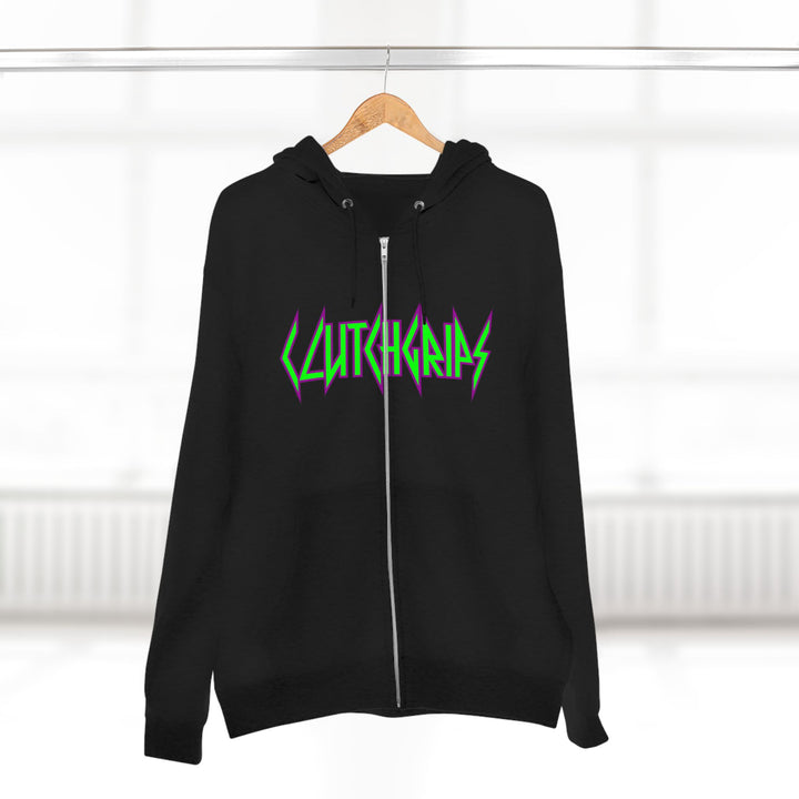 CG LIFT KICK PURPLE GREEN FADE/WELCOME TO THE JUNGLE ZIP UP