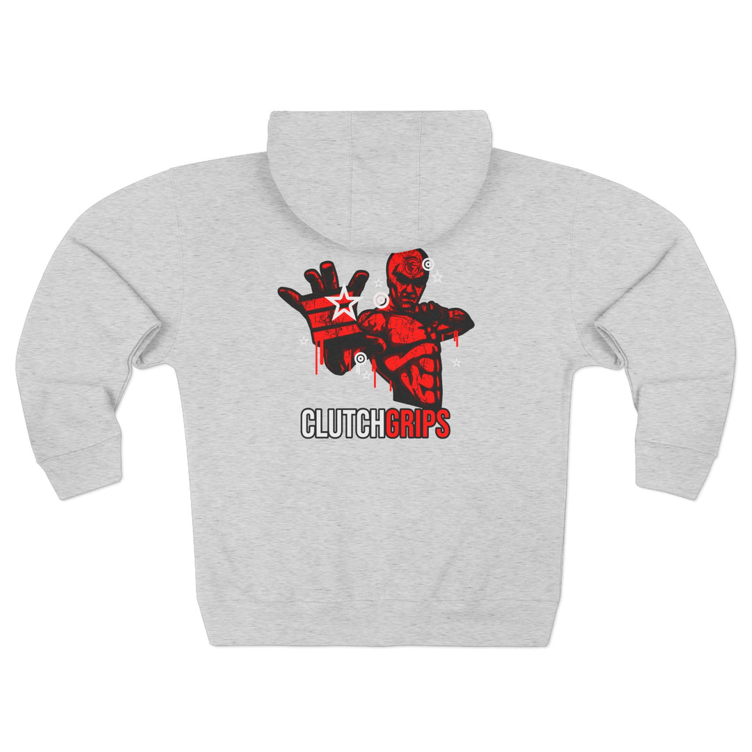 CG MASTER FLASH RED BLACK WHITE /CLUTCHGRIPS ZIP UP