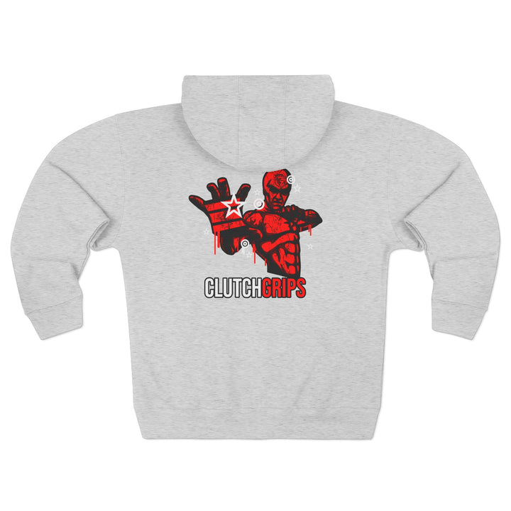 CG MASTER FLASH RED BLACK WHITE /CLUTCHGRIPS ZIP UP