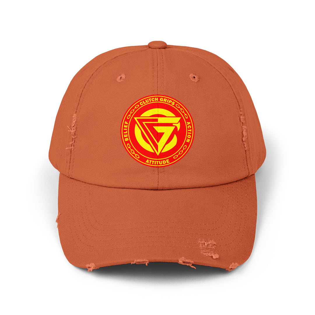 CG ORANGE RED LOGO CAP