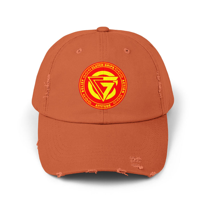 CG ORANGE RED LOGO CAP