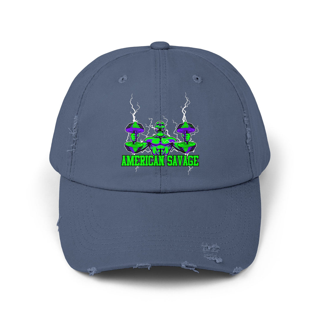 RIDE THE LIGHTNING PURPLE GREEN/AMERICAN SAVAGE CAP