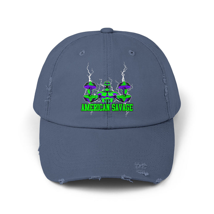 RIDE THE LIGHTNING PURPLE GREEN/AMERICAN SAVAGE CAP