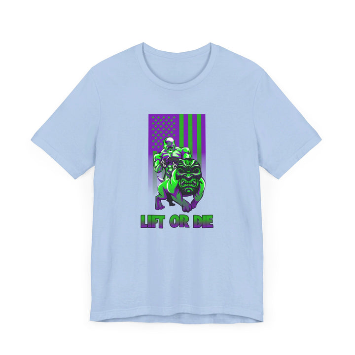 ANGRY DOG PURPLE GREEN FLAG/LIFT OR DIE