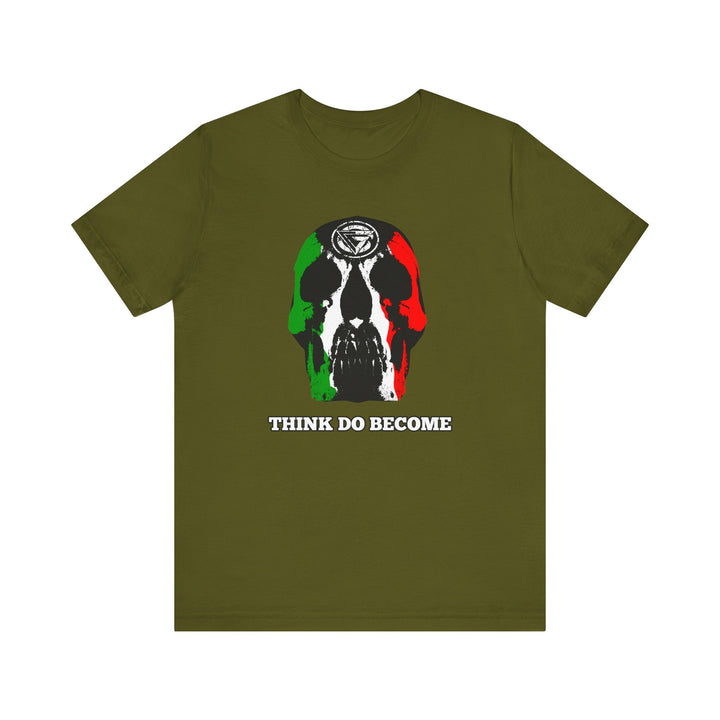 SKULLATOR RED WHITE GREEN  /THINK DO BECOME
