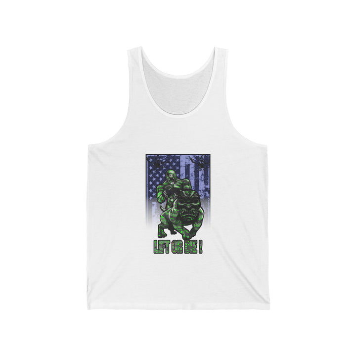 ANGRY DOG GREEN GREY CAMO TANK FLAG/LIFT OR DIE