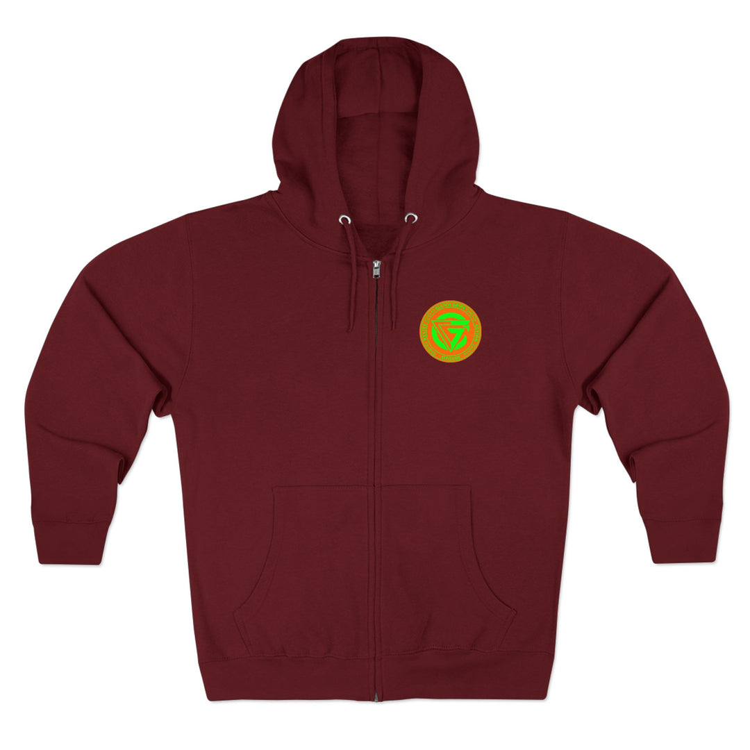 SPARTAN LIFT ORANGE GREEN  /STAY SAVAGE ZIP UP
