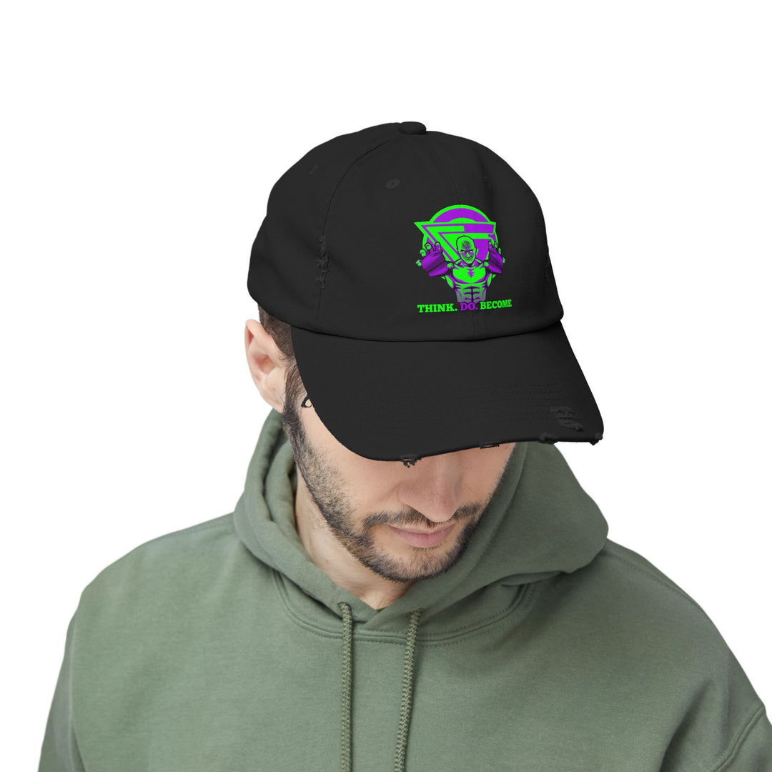 CG MONK MASTER PURPLE GREEN/THINK DO BECOME CAP