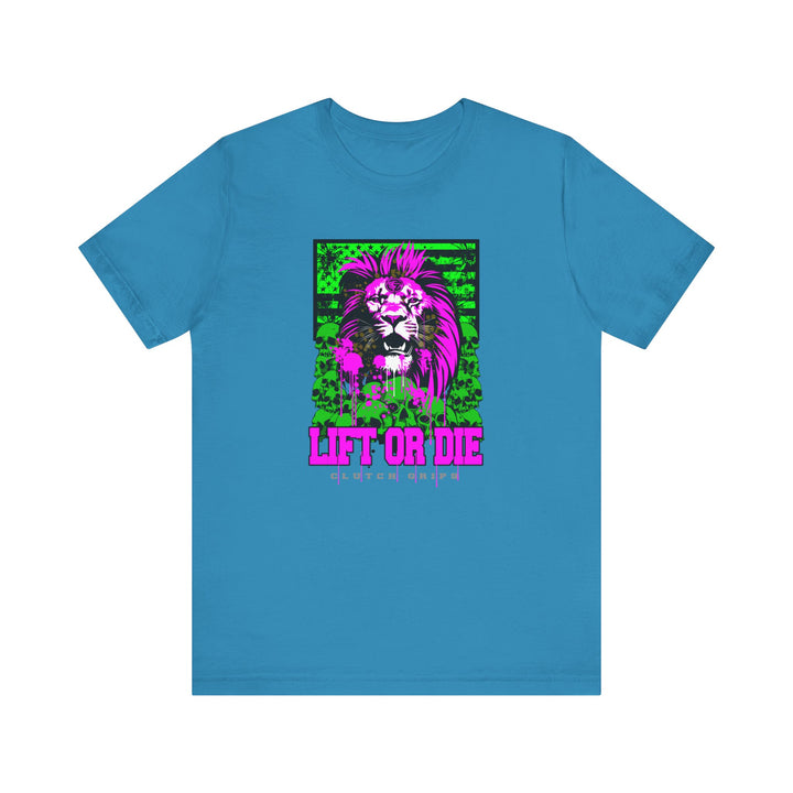 LION HEART PURPLEGREEN/LIFT OR DIE