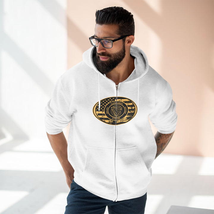 CG  TIGER FLAME DESERT SAND/I AM THE ONE  ZIP UP