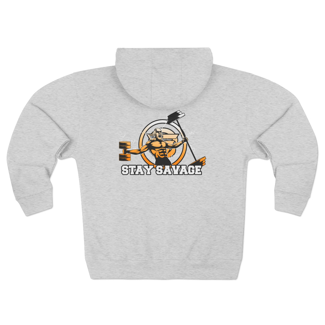 SPARTAN LIFT WHITE ORANGE FADE /STAY SAVAGE ZIPUP