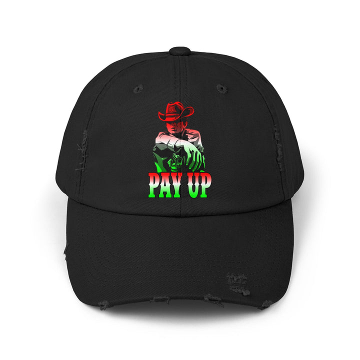 CG COWBOY KILLER RED WHITE GREEN FADE/PAY UP CAP