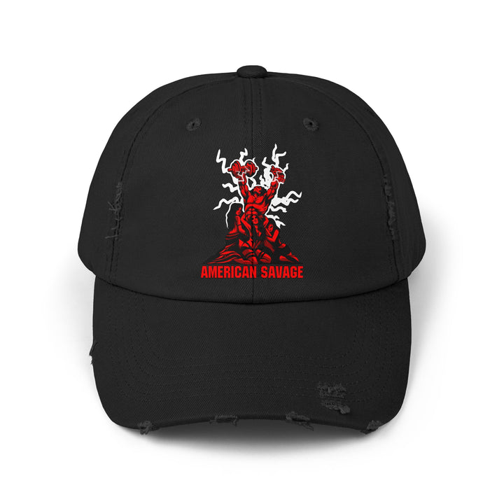 CG CONFIDENCE MAN RED/AMERICAN SAVAGE CAP