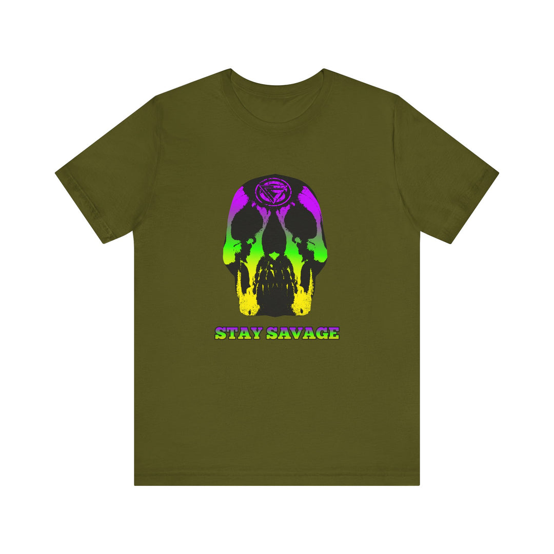 SKULLATOR YELLOW GREEN PURPLE /STAY SAVAGE
