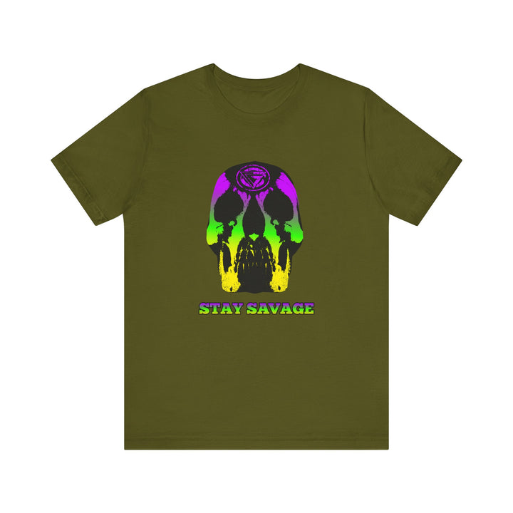 SKULLATOR YELLOW GREEN PURPLE /STAY SAVAGE