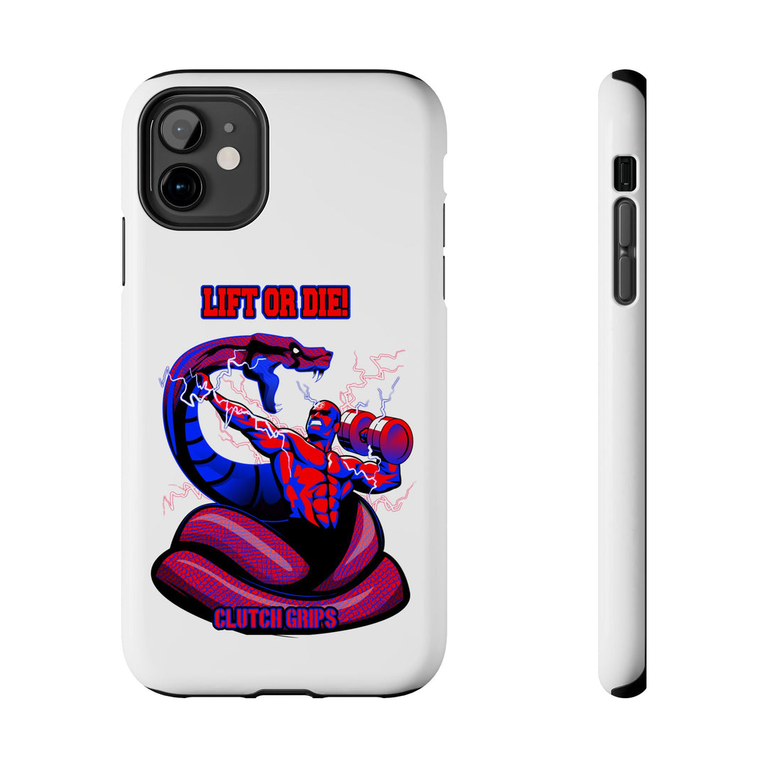 MAC VS SNAKE PHONE CASE RED BLUE /LIFT OR DIE