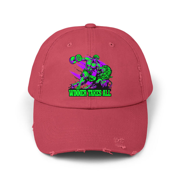 COLISEUM MAC VS LION PURPLE GREEN /WINNER TAKES ALL CAP