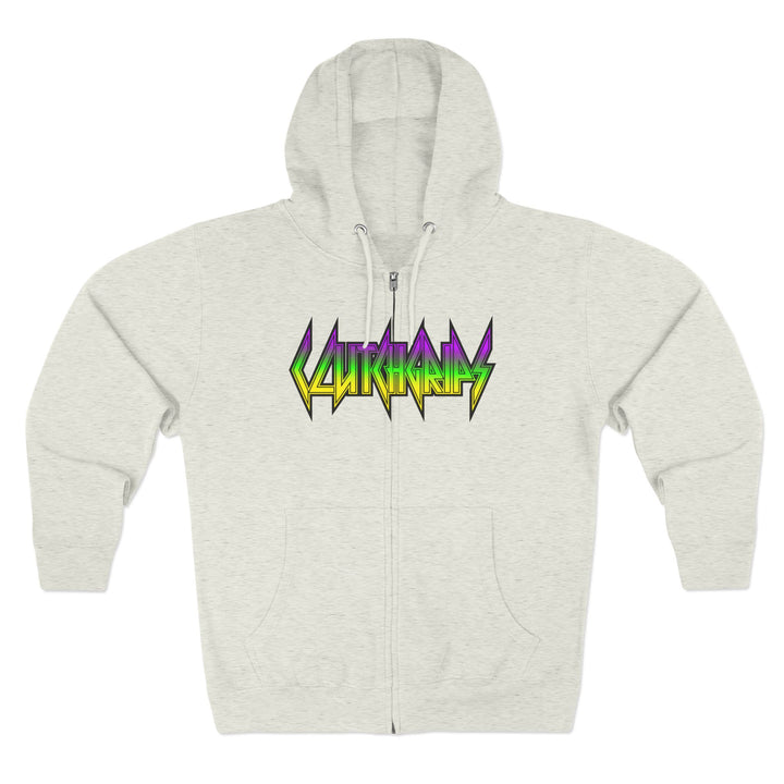 CG LIFT KICK YELLOW GREEN PURPLE FADE /KILL OR BE KILLED ZIP UP