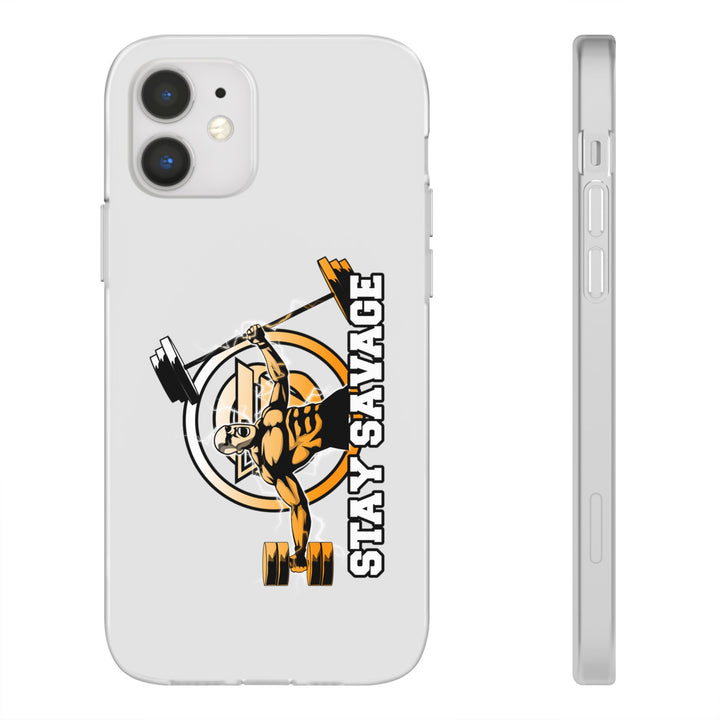 SPARTAN LIFT ORANGE WHITE PHONE CASE/STAY SAVAGE