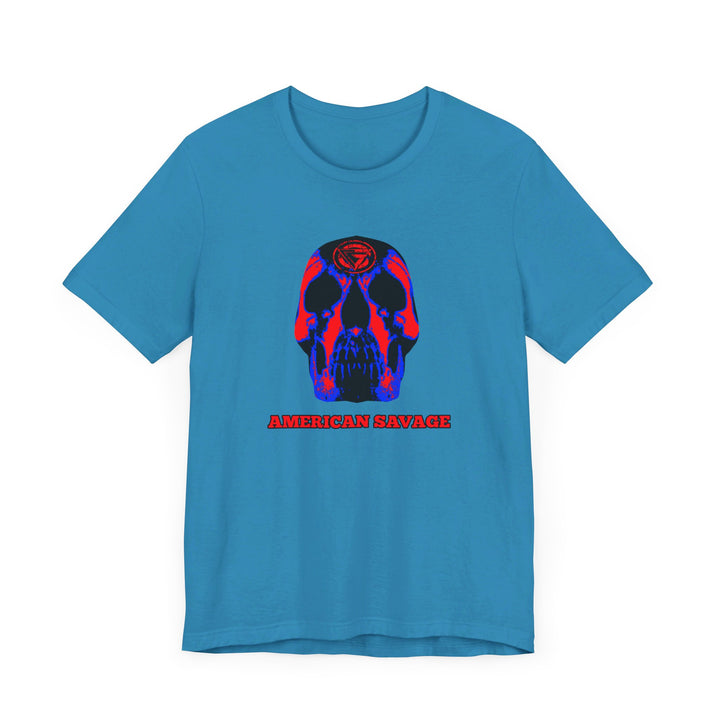 SKULLATOR RED BLUE /AMERICAN SAVAGE