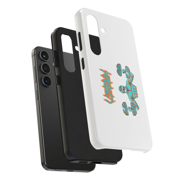 RIDE THE LIGHTNING MIAMI COLORS AQUA ORANGE PHONE CASE/CLUTCHGRIPS