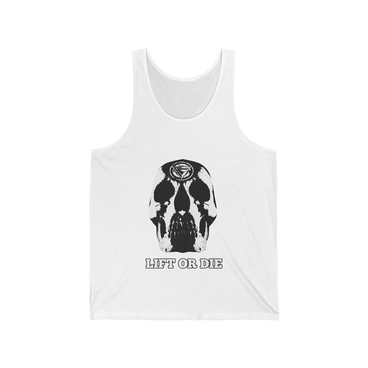 SKULLATOR TANK WHITE /LIFT OR DIE