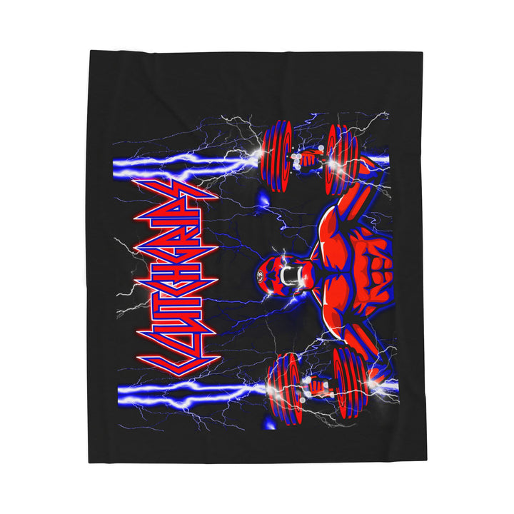 RIDE THE LIGHTNING RED BLUE /CLUTCHGRIPS BLANKET