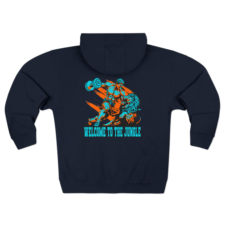 CG COLISEUM MAC VS LION MIAMI COLORS /WELCOME TO THE JUNGLE ZIP UP