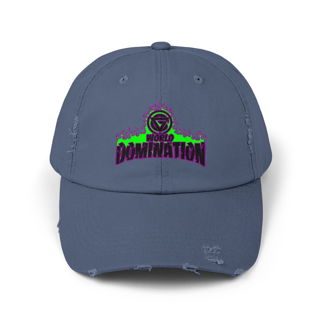CG PURPLE GREEN FIRE /WORLD DOMINATION CAP