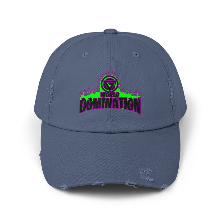 CG PURPLE GREEN FIRE /WORLD DOMINATION CAP
