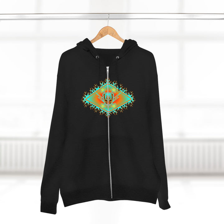 CG DIAMOND DBL BELL SKULL MIAMI COLORS /CLUTCHGRIPS ZIP UP