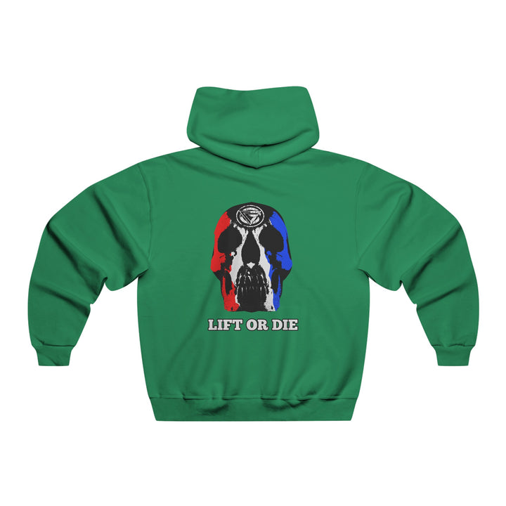 SKULLATOR- RED WHITE BLUE/LIFT OR DIE