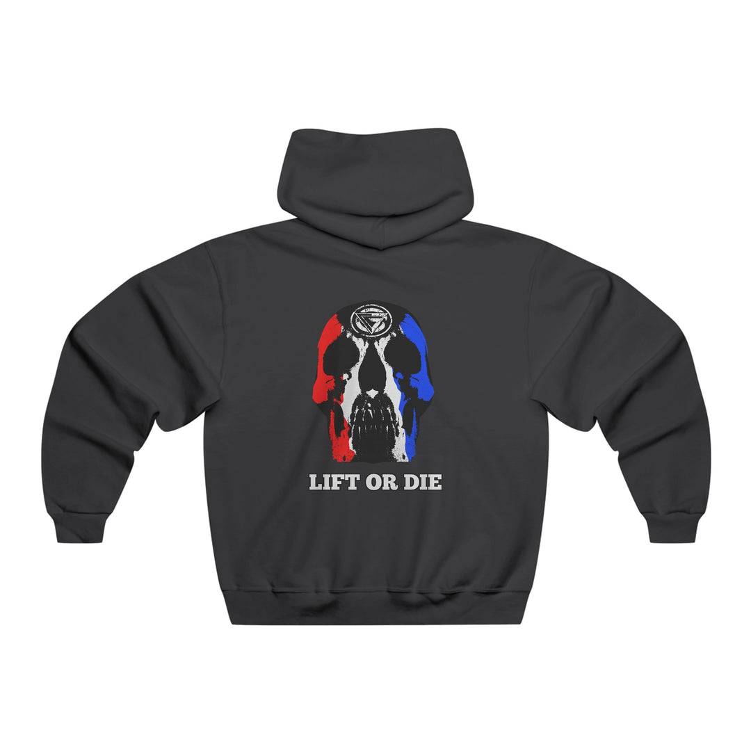 SKULLATOR- RED WHITE BLUE/LIFT OR DIE
