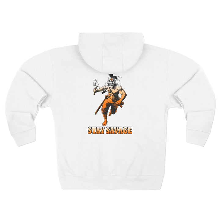 CG MAC ORANGE WHITE FADE /STAY SAVAGE ZIP UP