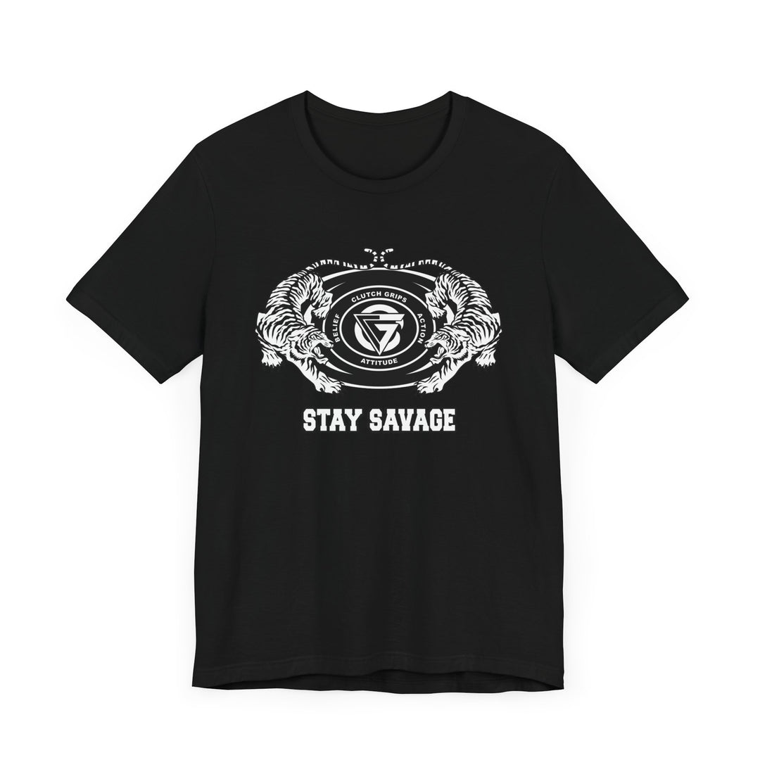 TIGER VS TIGER WHITE BLACK  /STAY SAVAGE