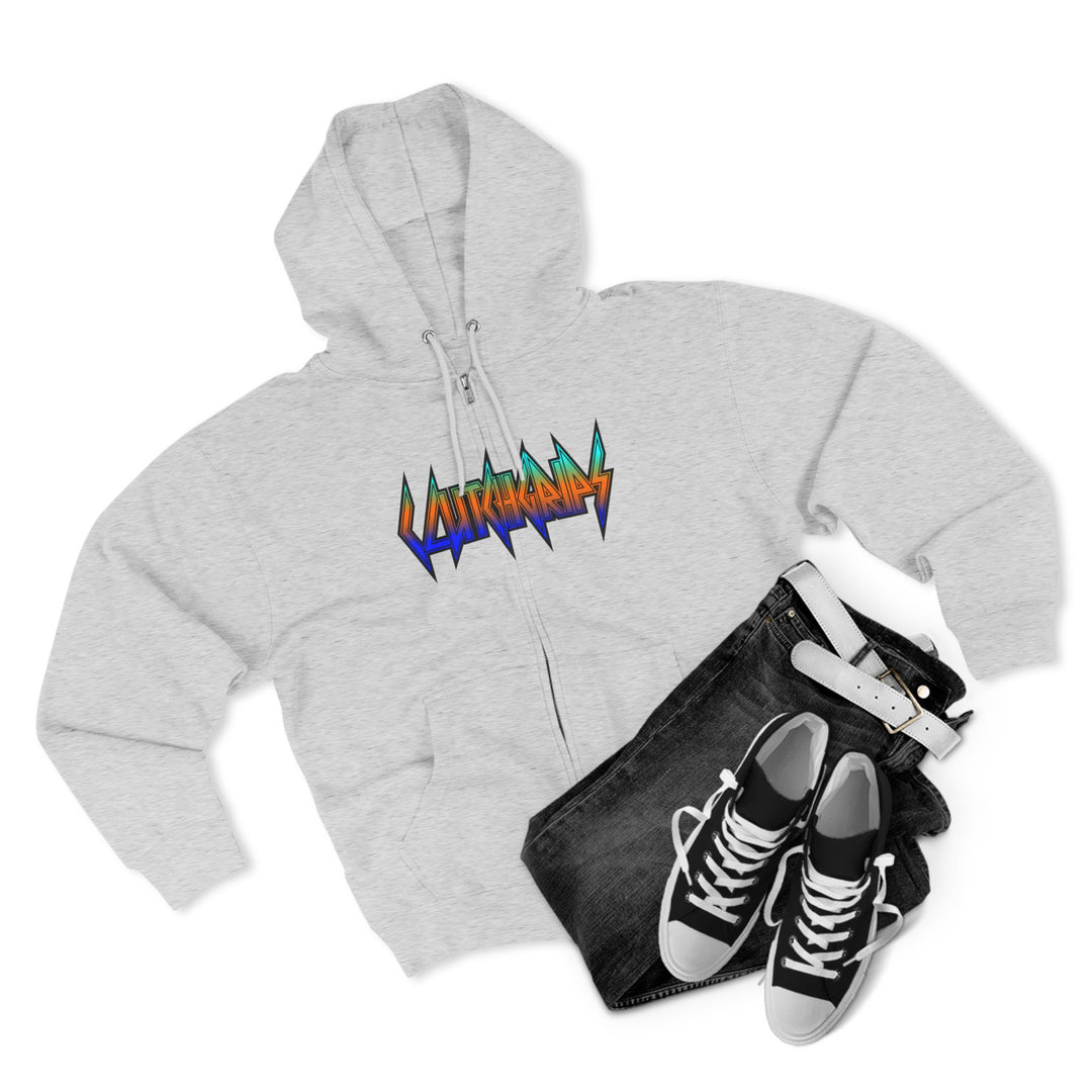 CG MAC SNAP DRAGON BLUE ORANGE AQUA /LIFT OR DIE ZIP UP