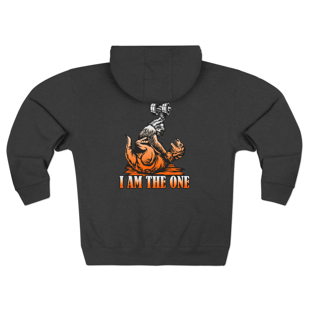 CG APE VS ZILLA ORANGE WHITE FADE /I AM THE ONE ZIP UP