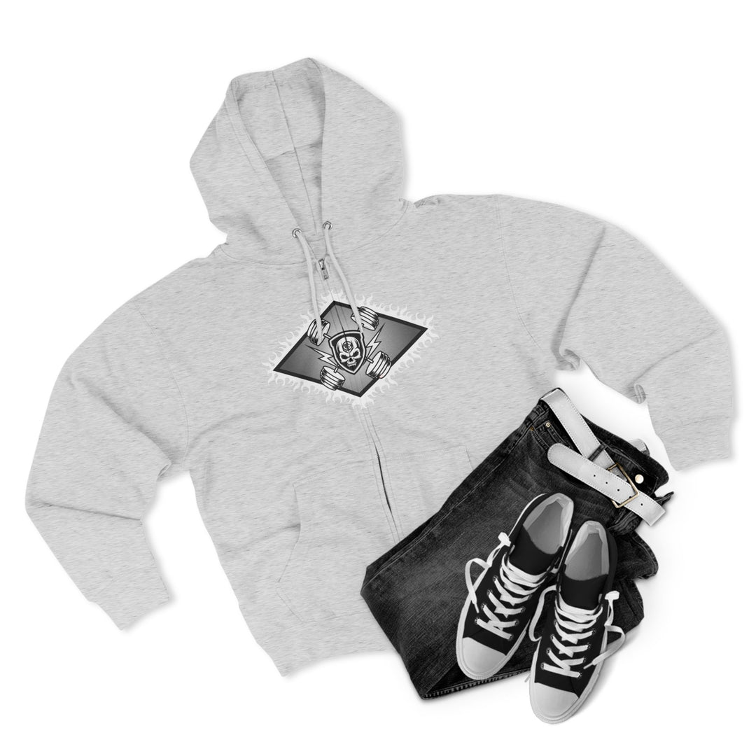 WICKED VIPER BLACK WHITE /LIFT OR DIE ZIP UP