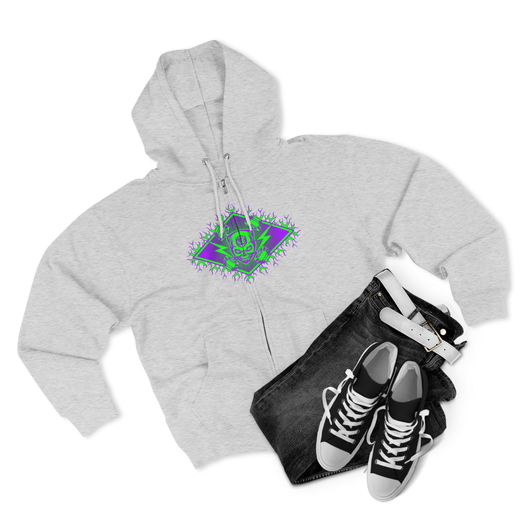 CG SERPENT SLAYER PURPLE GREEN /READY FOR WAR ZIP UP