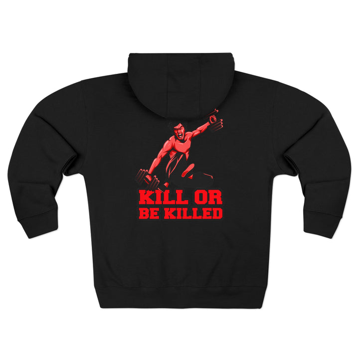 CG LIFT KICK RED /KILL OR BE KILLED ZIP UP