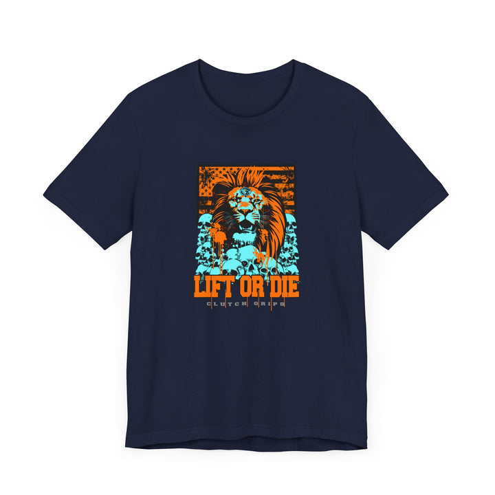 LION HEART FREEDOM TEE MIAMI AQUA ORANGE /LIFT OR DIE