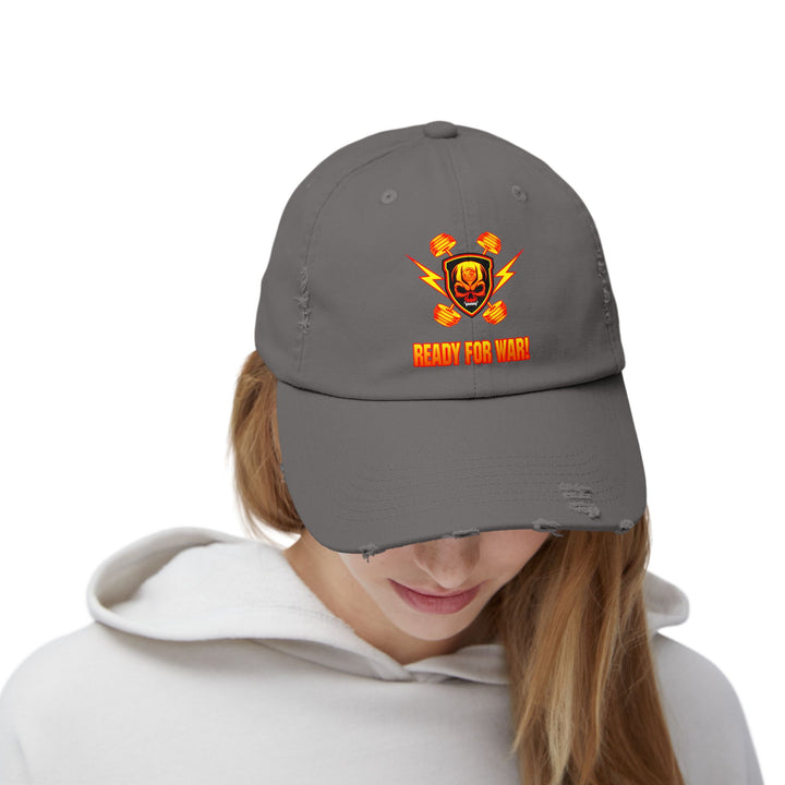 CG SKULL DBL BELL ORANGE GOLD/READY FOR WAR CAP
