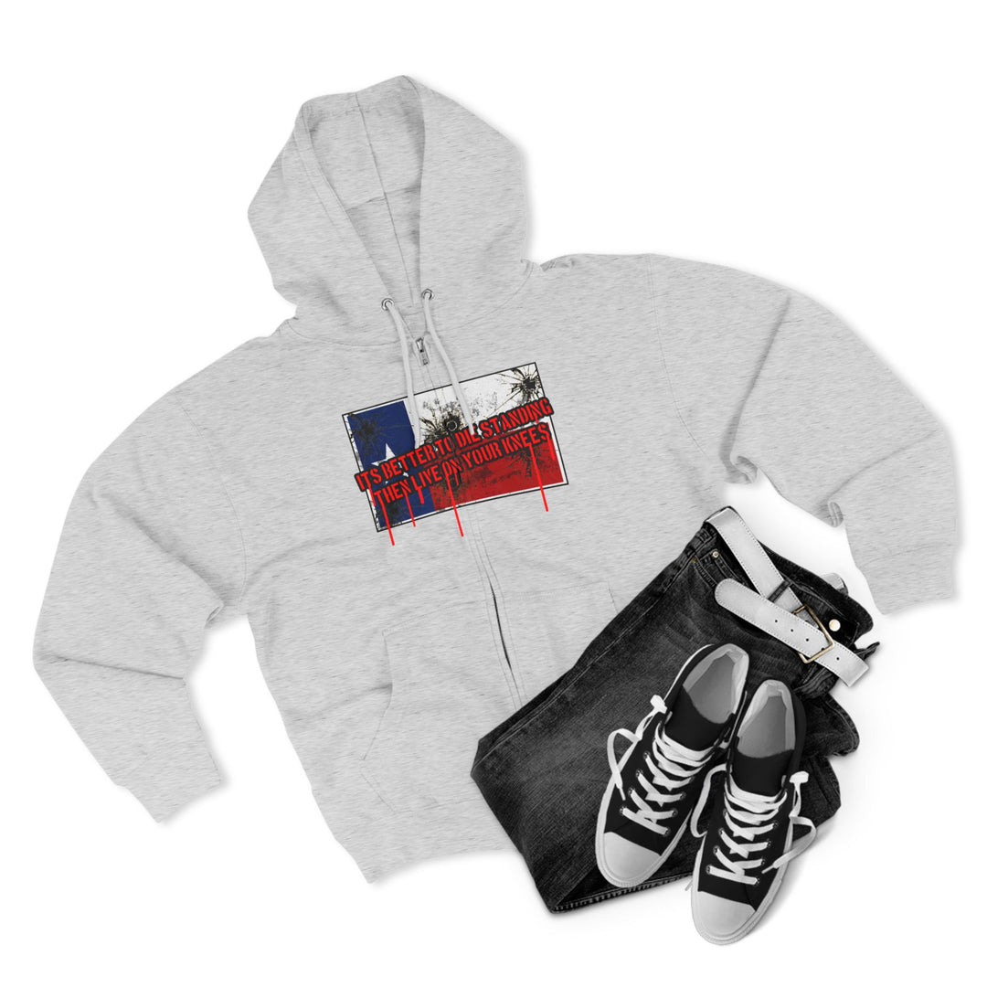 CG ANGRY DOG LONE STAR TEXAS STYLE /LIFT OR DIE ZIP UP